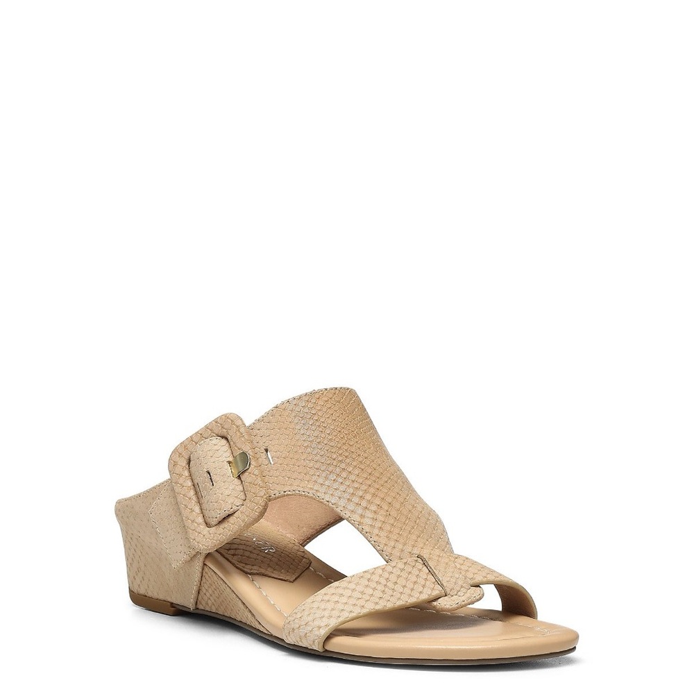 Donald Pilner OFELIA sandal COLOR / SAND METALLIC SNAKE SZ6.5